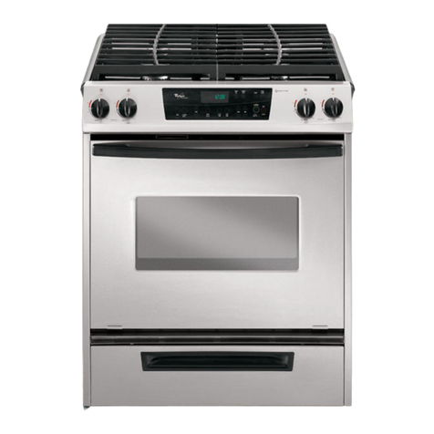 Whirlpool GAS RANGE User manual