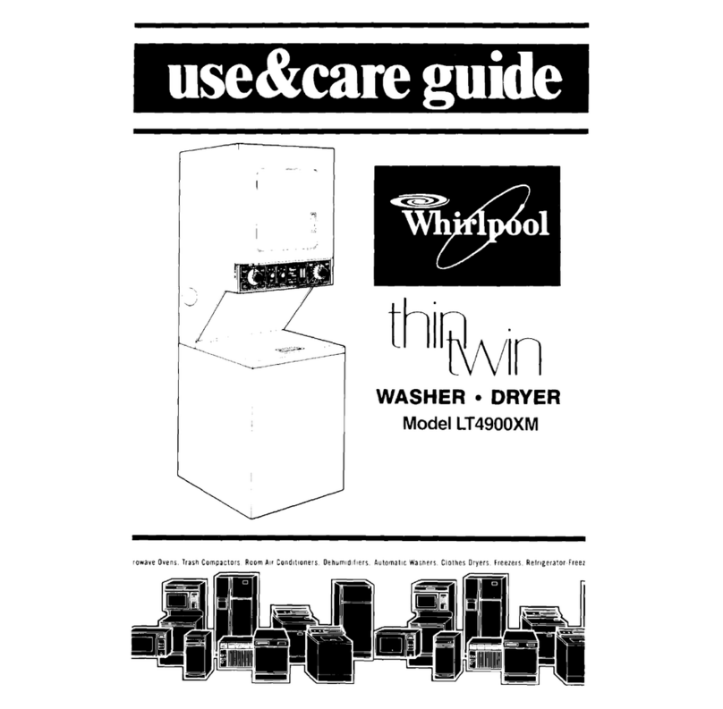 Whirlpool Thin Twin LT4900XM User manual