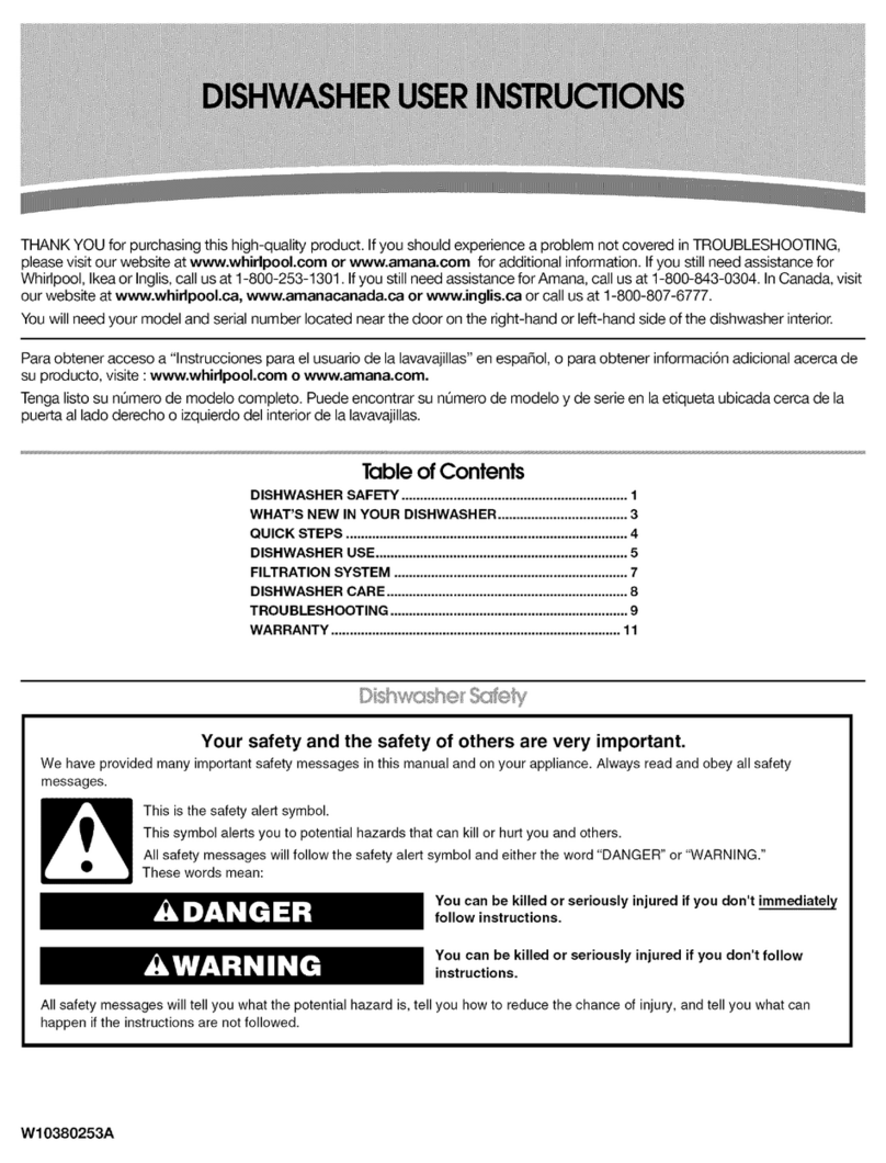 Whirlpool WDF510PAYD0 User instructions