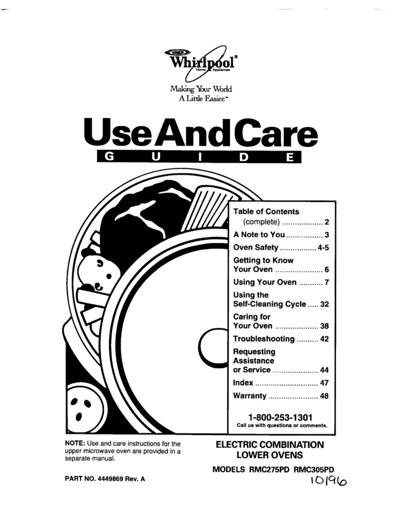 Whirlpool RMC275PD Use and care guide Whirlpool RMC275PD Use and care guide