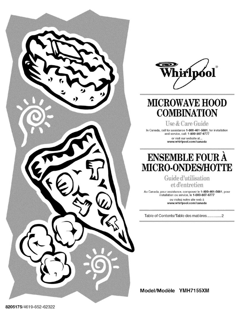 Whirlpool YMH7155XM User manual