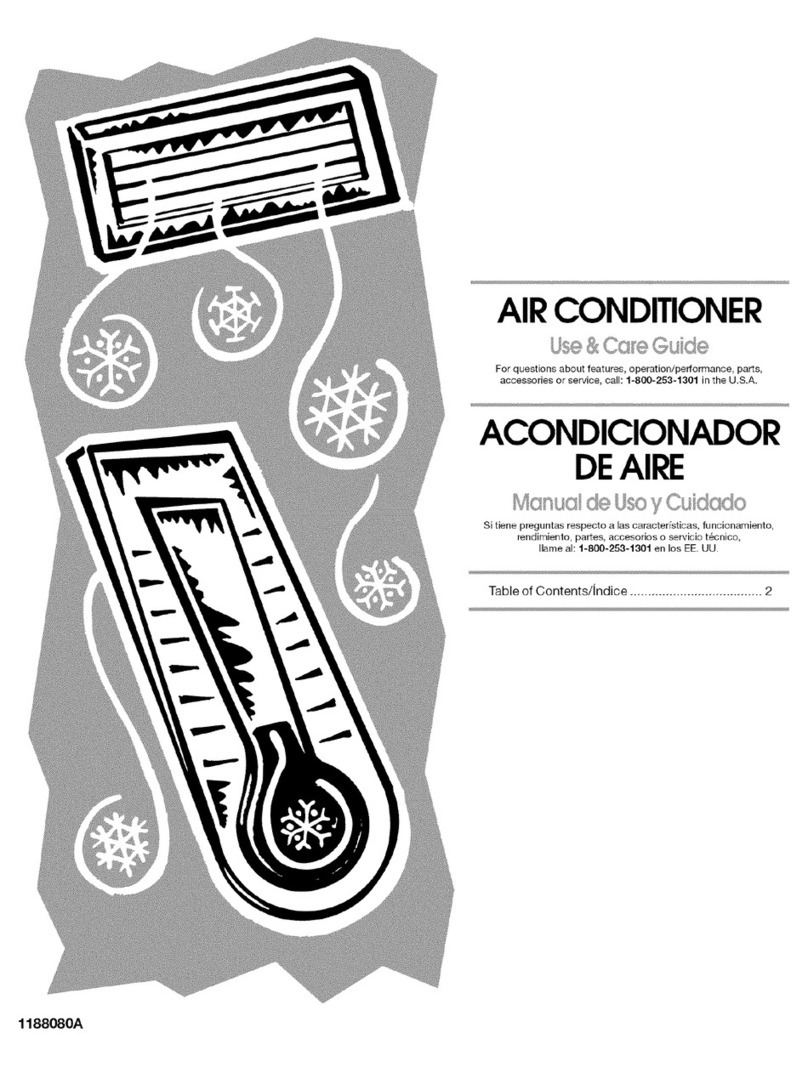 Whirlpool ACE082XS2 Use & care guide