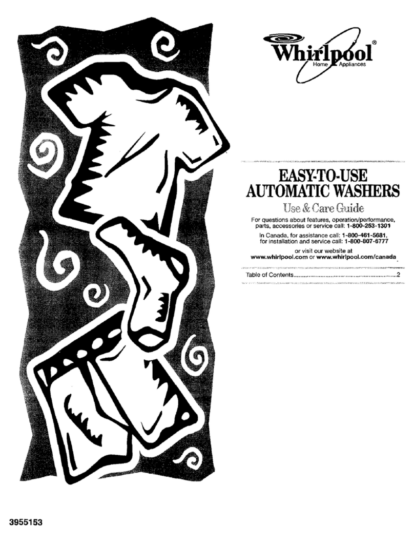 Whirlpool LSQ8520JQ1 User manual
