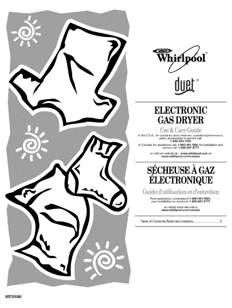 Whirlpool Duet GGW9250PT3 User manual
