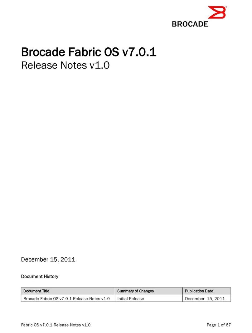 Brocade Communications Systems Brocade 6510 Instruction Manual Brocade Communications Systems Brocade 6510 Instruction Manual