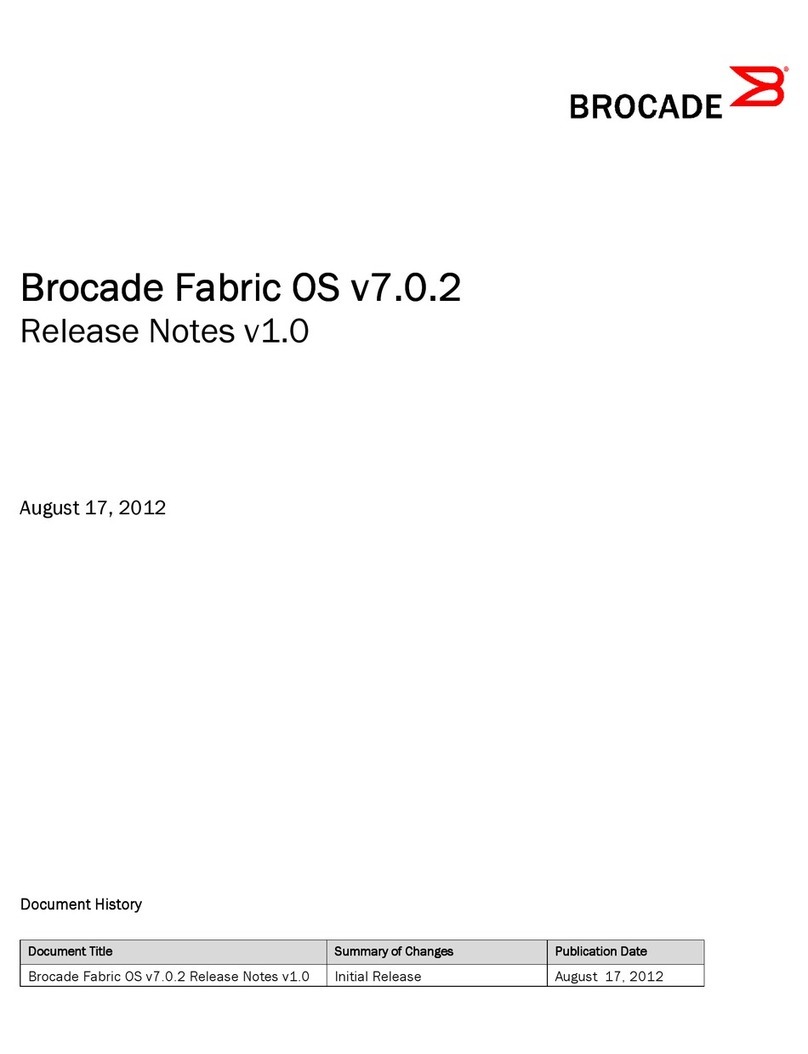 Brocade Communications Systems Brocade 6510 Instruction Manual