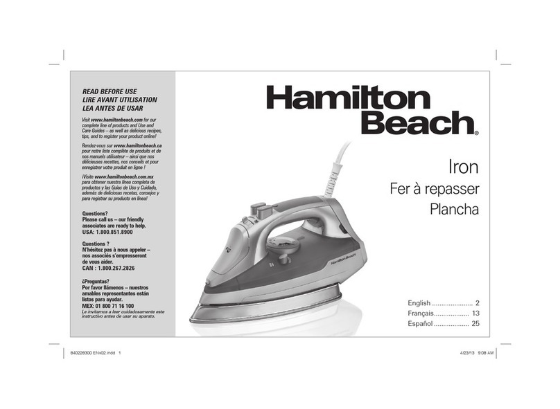 Hamilton Beach 14978 use & care