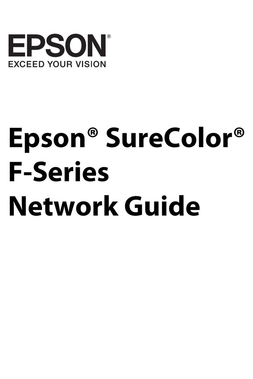 Epson F6070 Installation and maintenance instructions