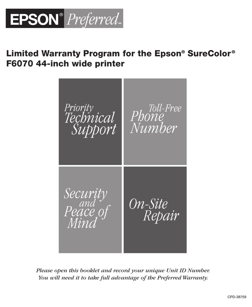 Epson F6070 User manual