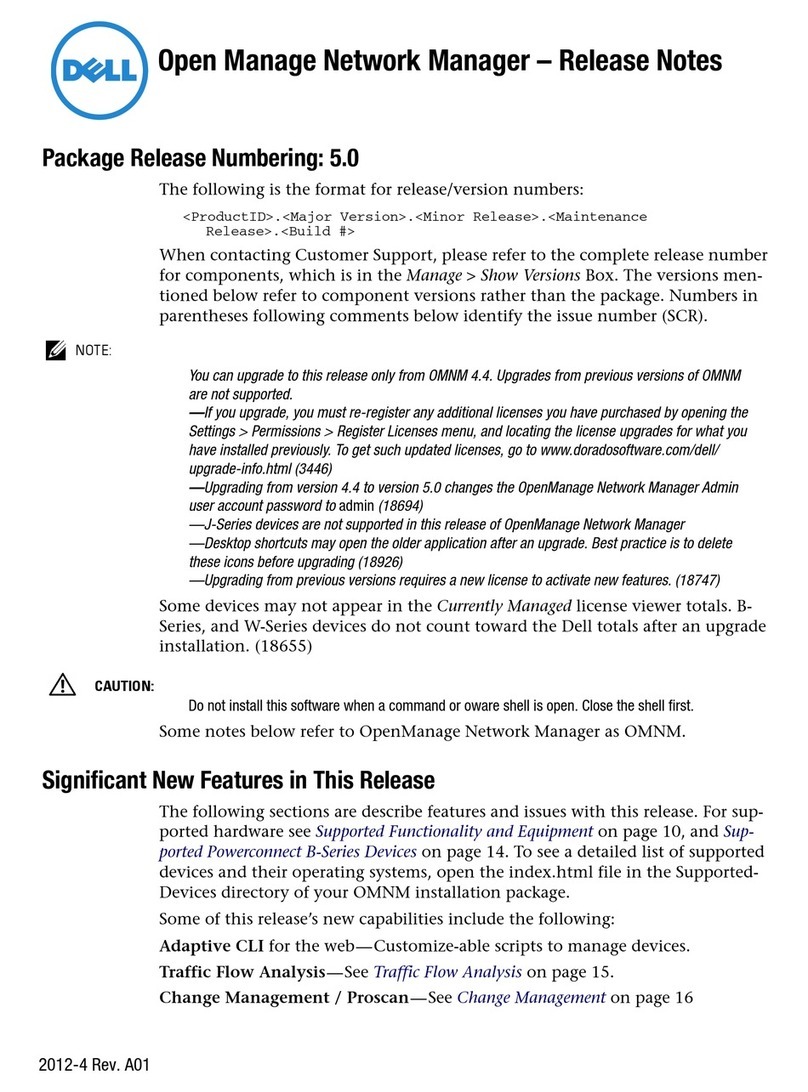 Dell OpenManage Network Manager Instruction Manual