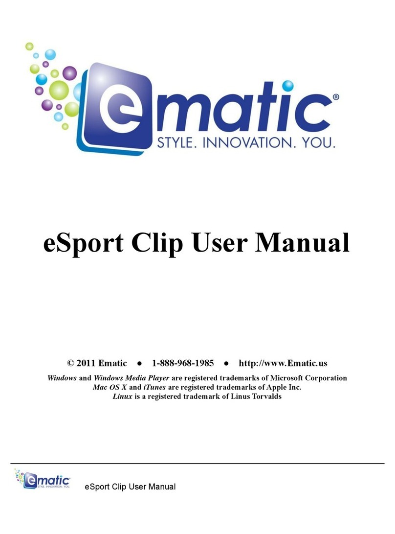 E-matic eSport Clip User manual