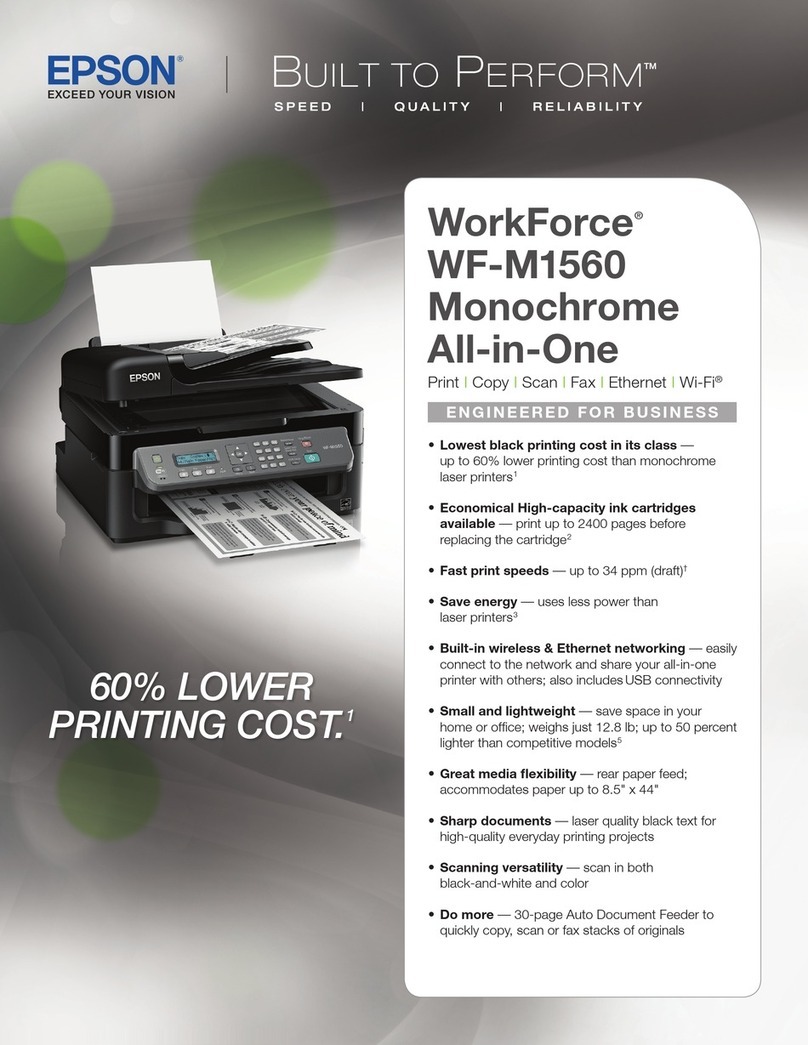 Epson WorkForce WF-M1560 User manual