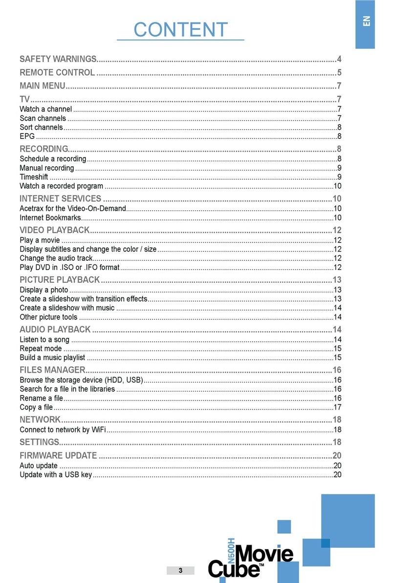 Emtec MOVIE CUBE User manual