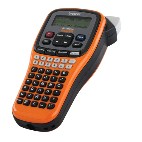 Brother PT-E100 User manual