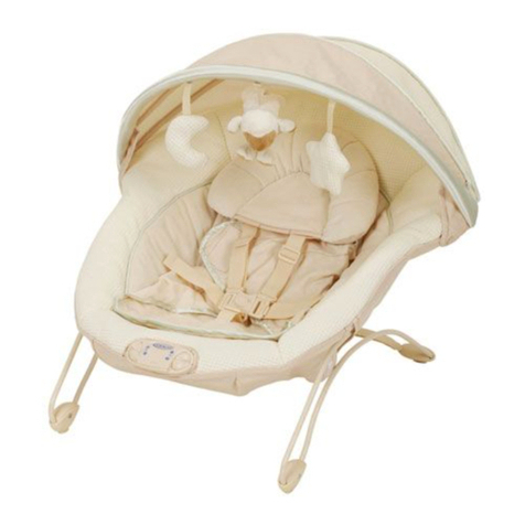 Graco 4F01OAS - Soothe And Swaddle Bouncer User manual