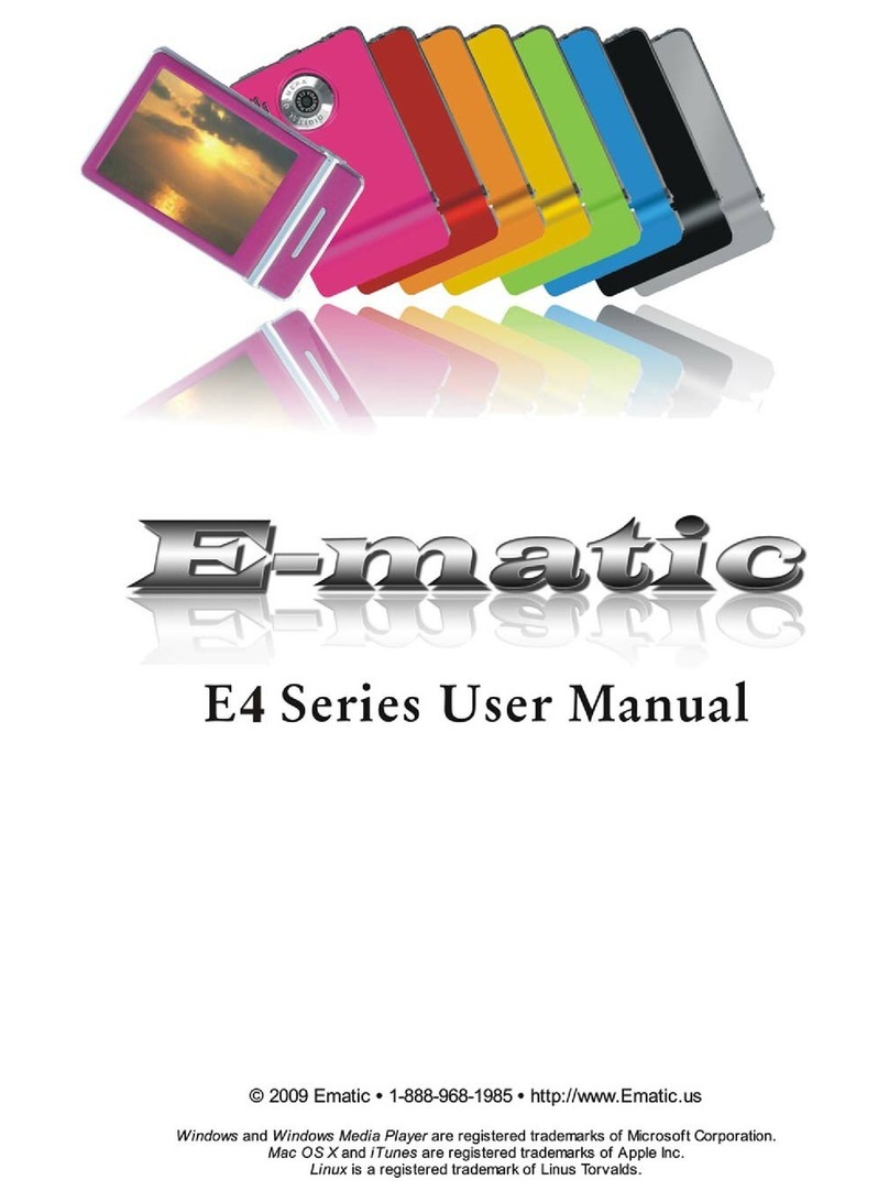 E-matic E4 series User manual