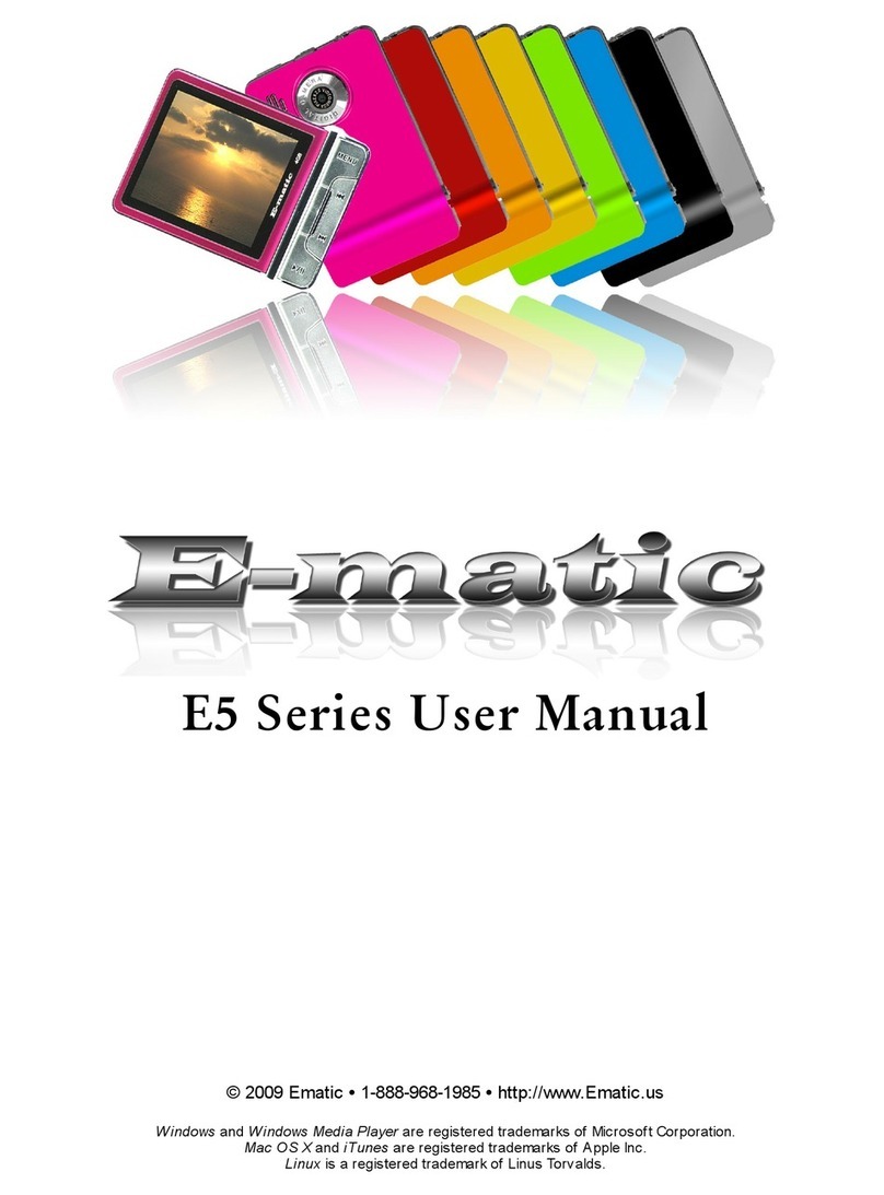 E-matic E5 Series user manual