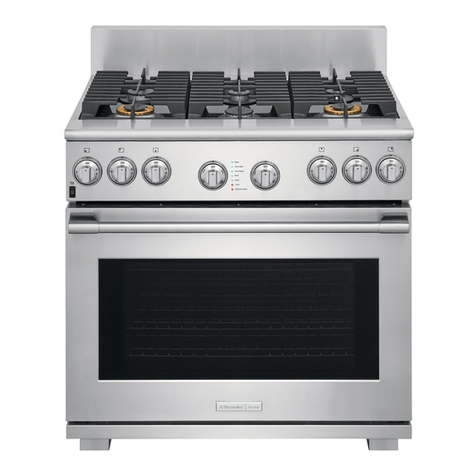 Electrolux 30" Gas Range Use & care guide
