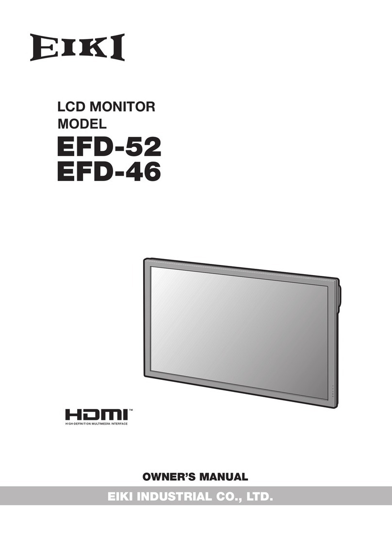 Eiki EFD-52 owner's manual