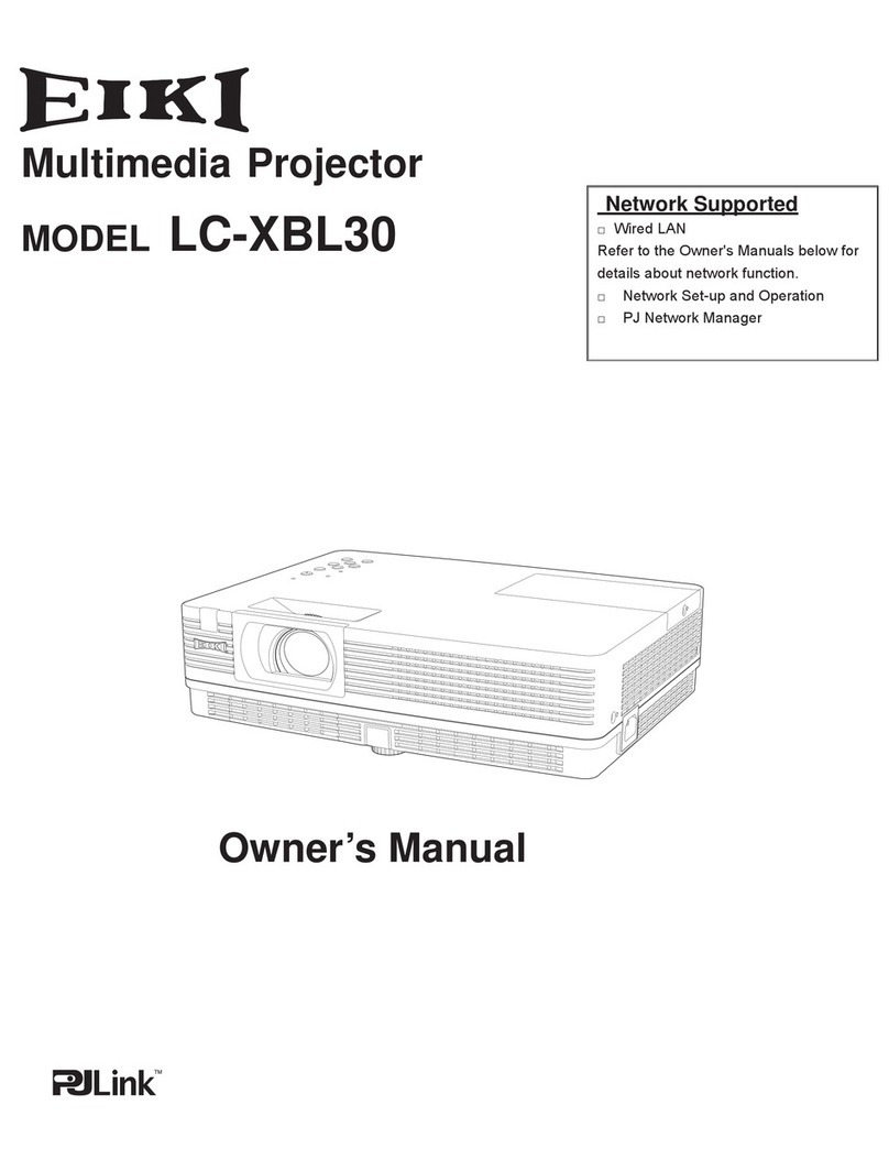 Eiki Brilliant LC-XBL30 User manual