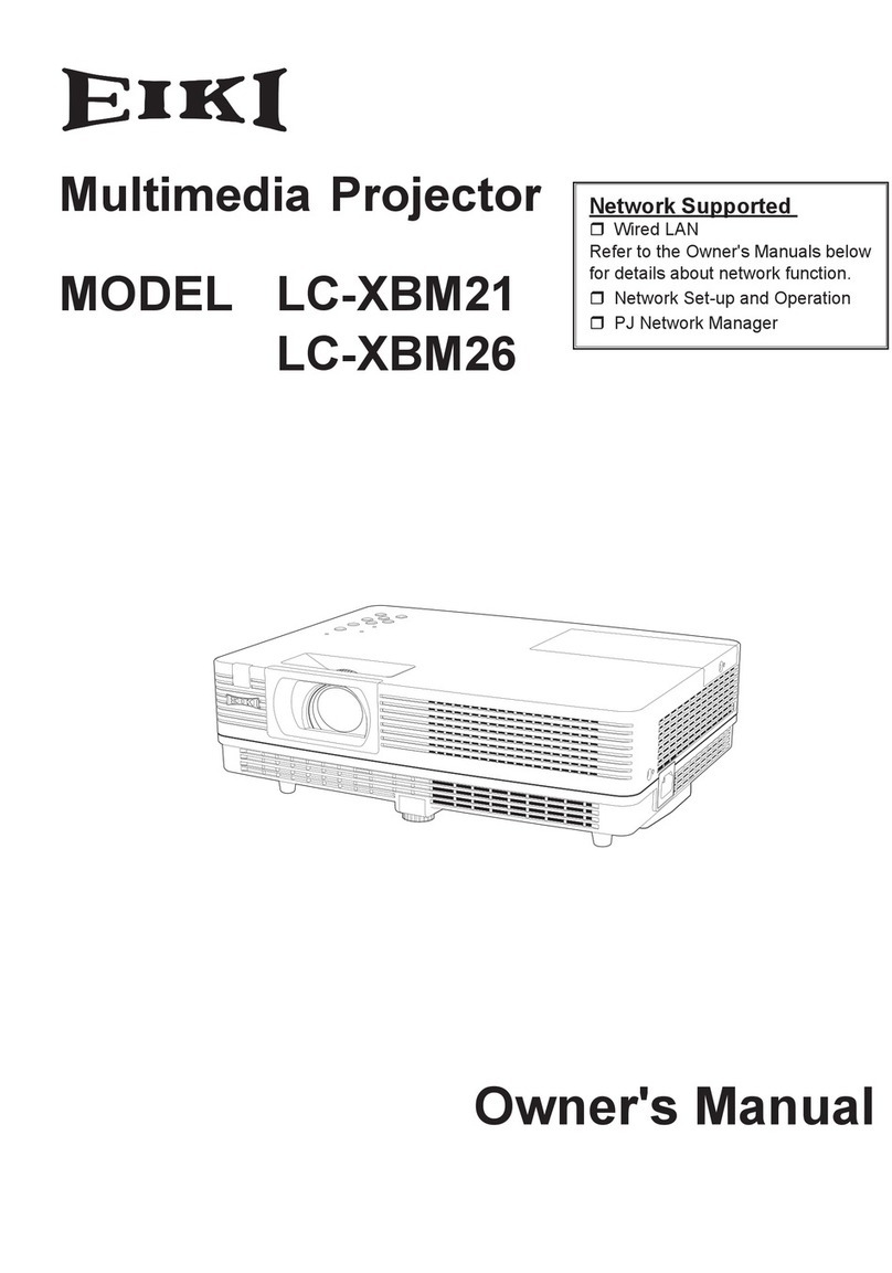 Eiki LC-XBM21 User manual