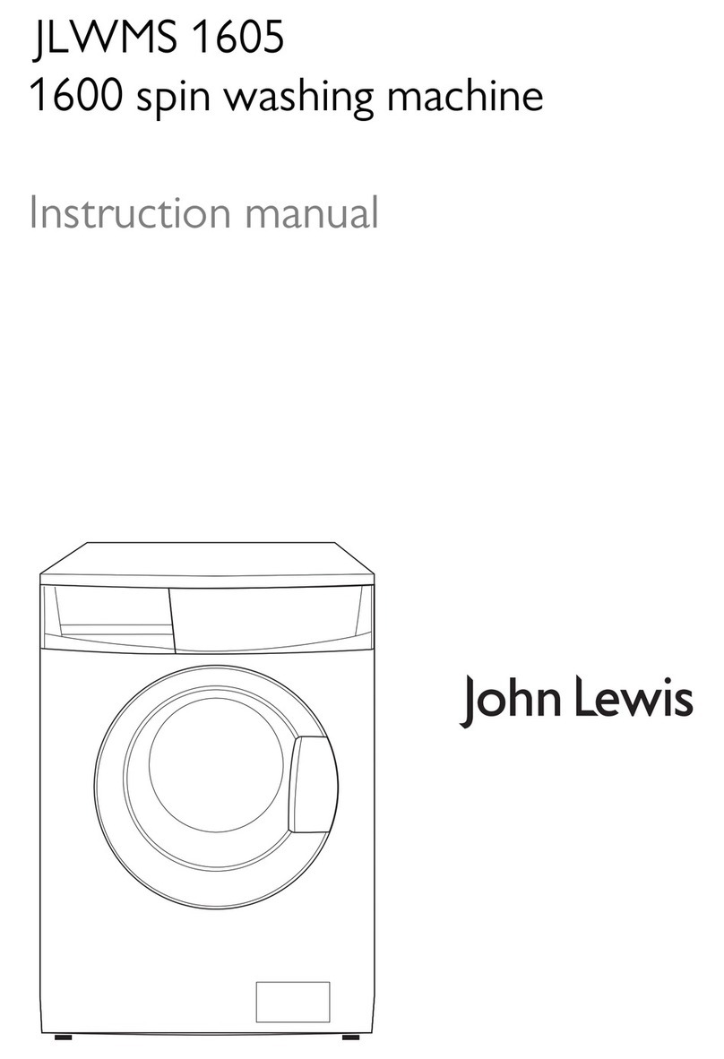 John Lewis JLWMS 1605 instruction manual
