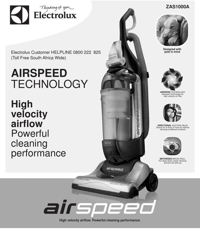 Electrolux AIRSPEED ZAS1000A User manual