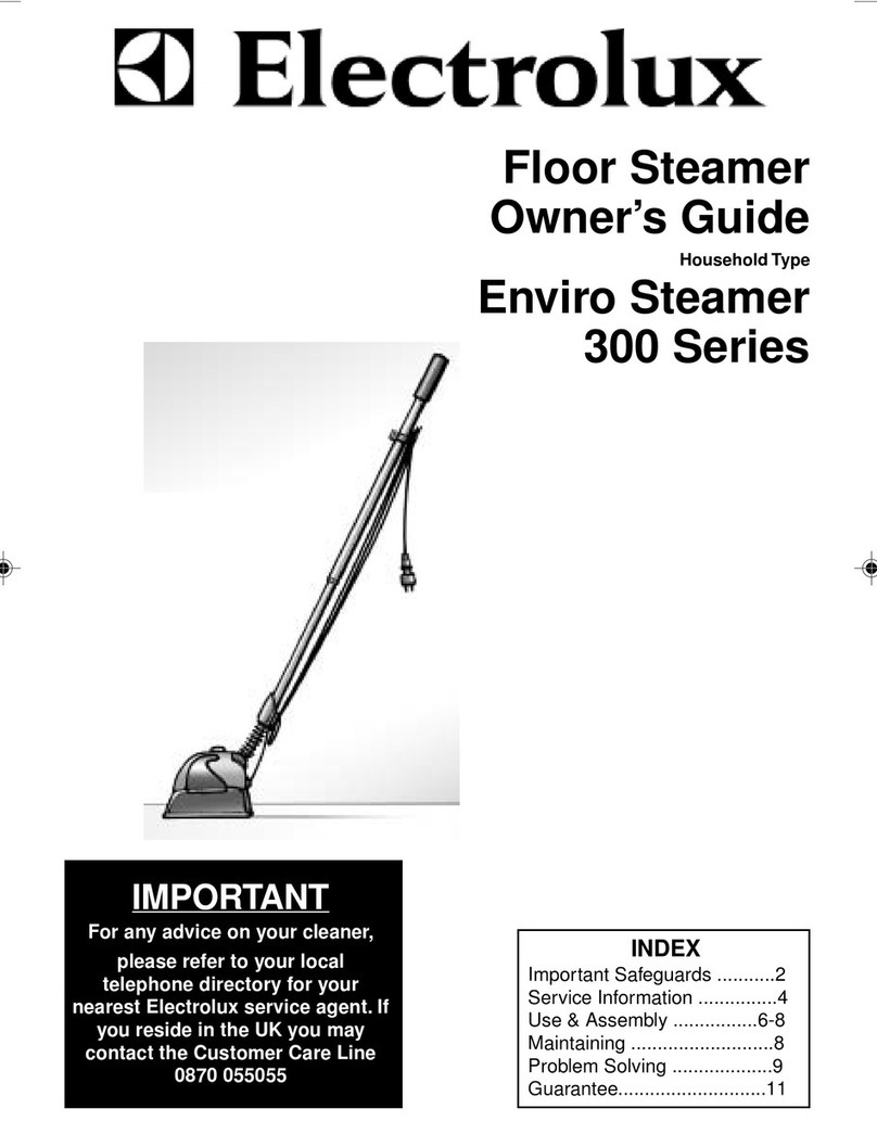 Electrolux 300 Series User manual Electrolux 300 Series User manual