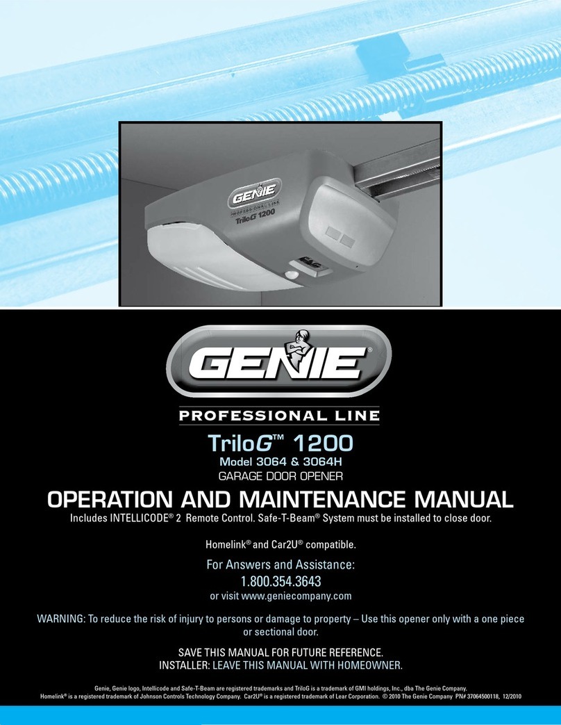 Genie TriloG 1200 Series User manual