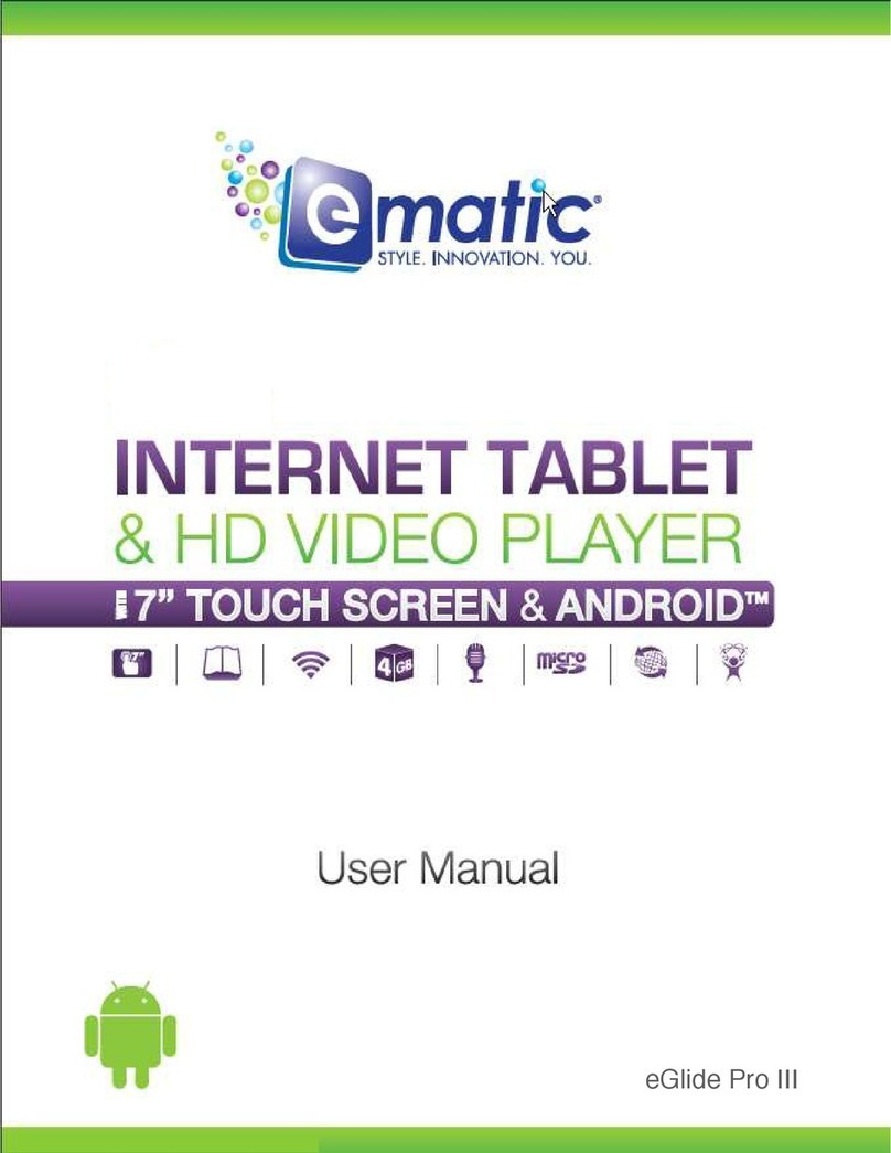 E-matic eGlide Pro III User manual E-matic eGlide Pro III User manual