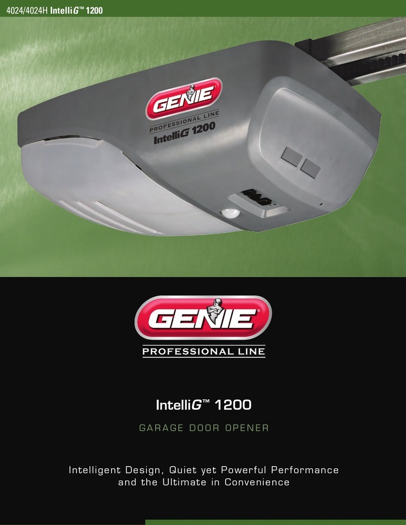 Genie IntelliG 1200 User manual