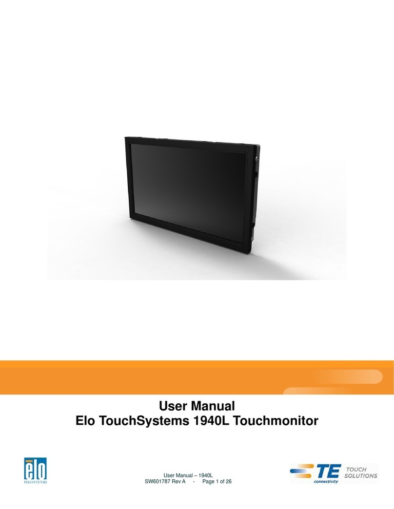 Elo TouchSystems 1940L user manual Elo TouchSystems 1940L user manual