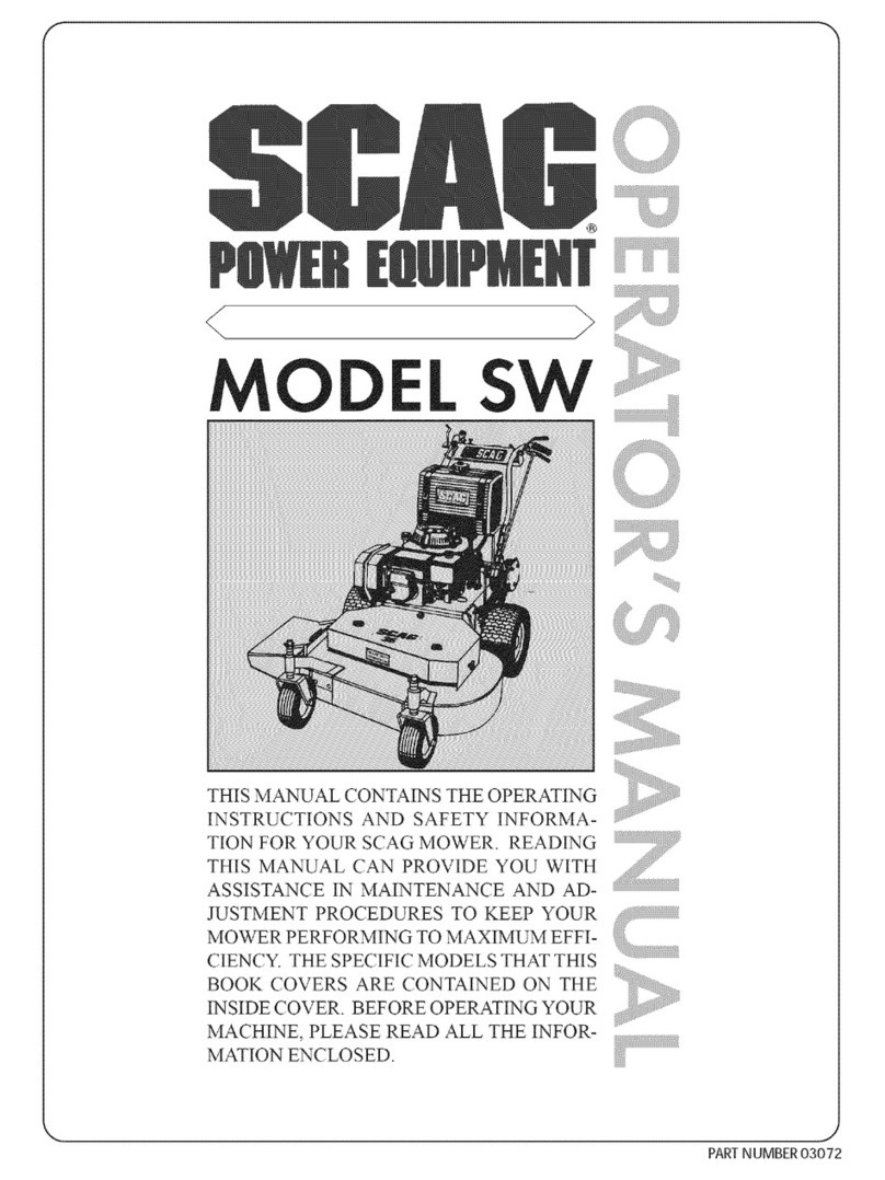 Scag Power Equipment SW36-14KA User manual