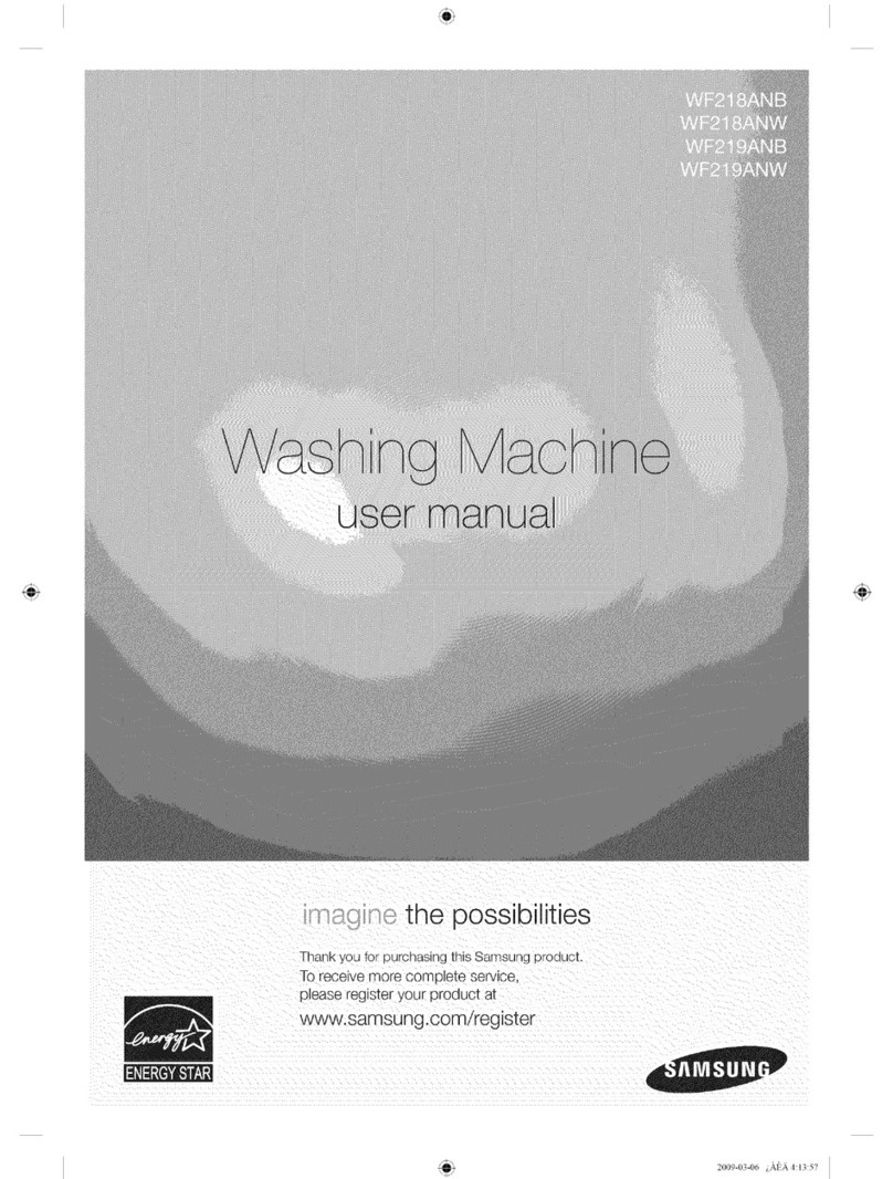 Samsung WF218ANW User manual Samsung WF218ANW User manual