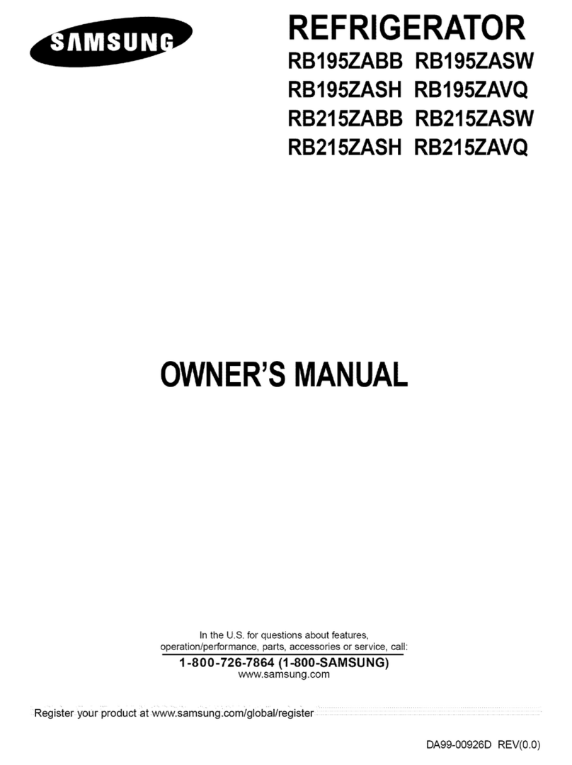 Samsung RB195ZABB owner's manual