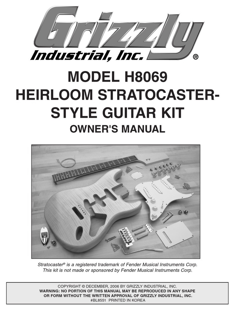 Grizzly H8069 owner's manual