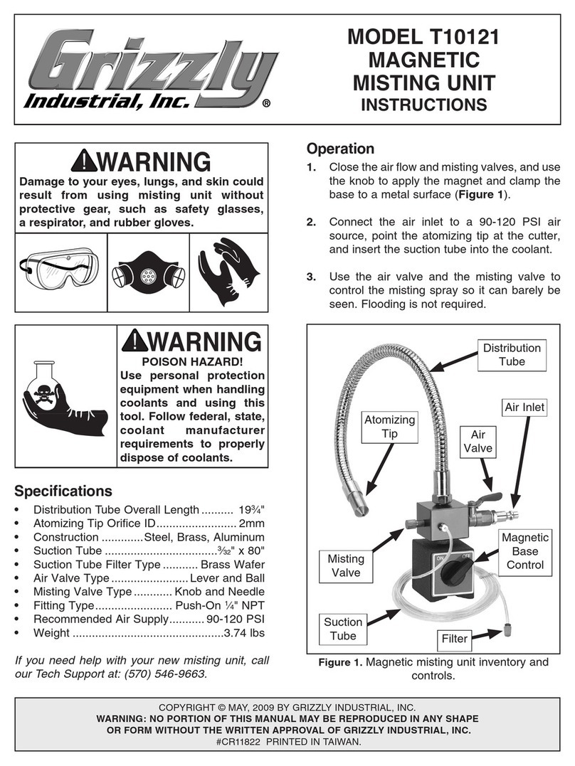 Grizzly T10121 instructions