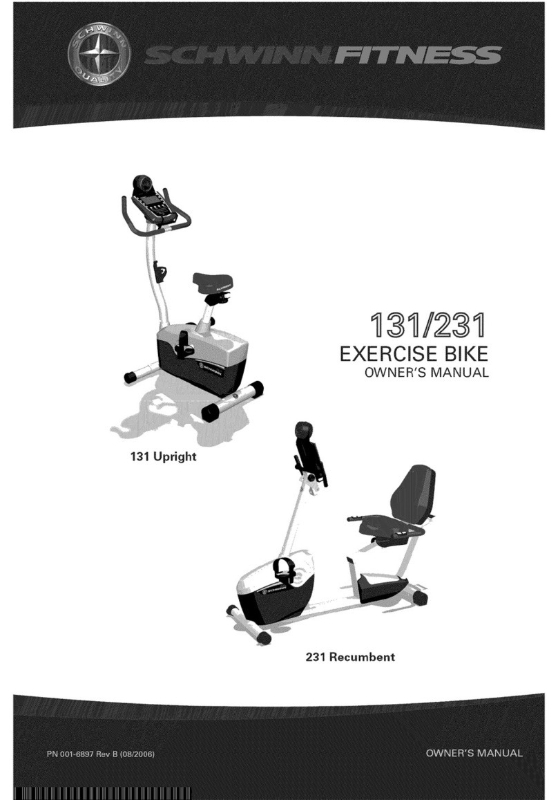 Schwinn Fitness 231 owner's manual