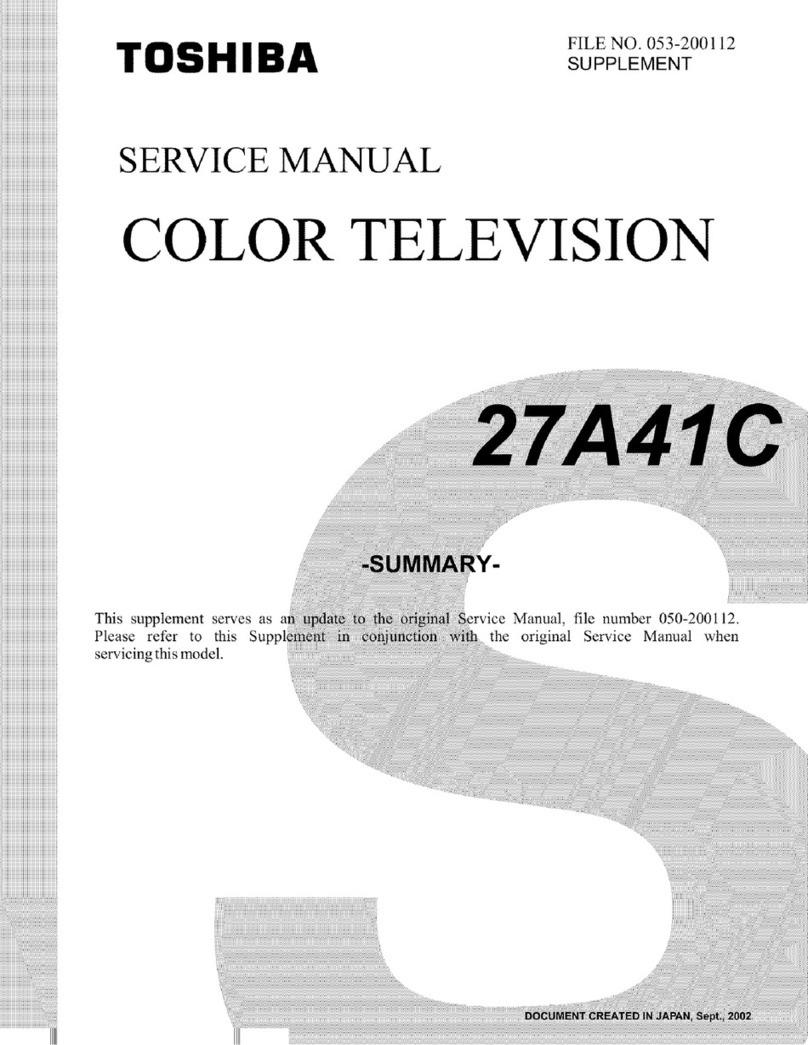 Toshiba 27A41C User manual Toshiba 27A41C User manual