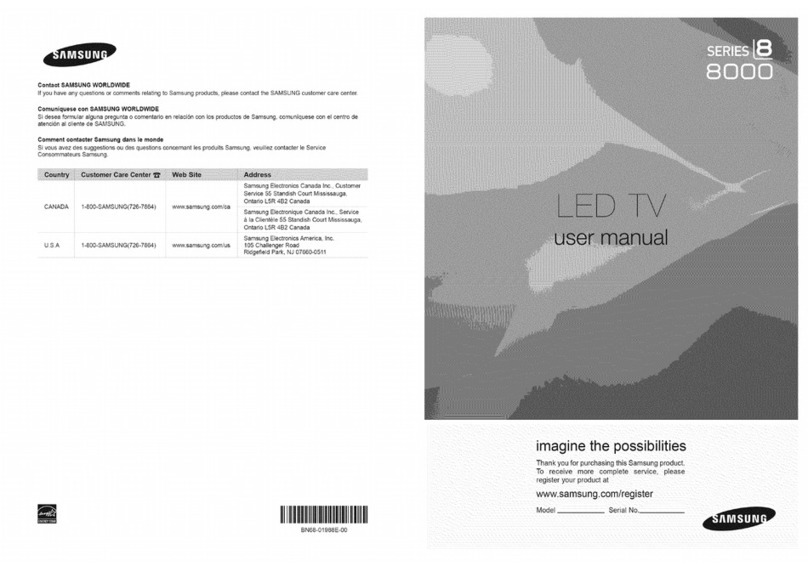 Samsung UN55B8000 - 55" LCD TV User guide