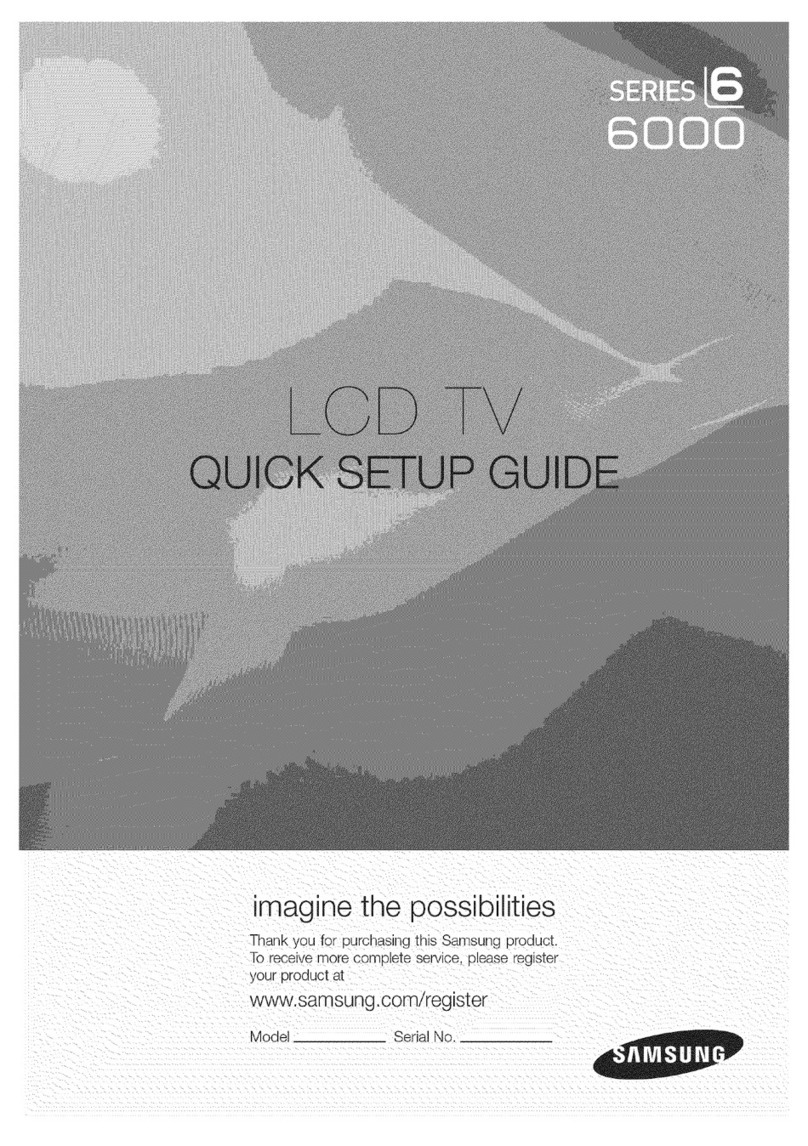 Samsung UN46B6000 - 46" LCD TV User manual