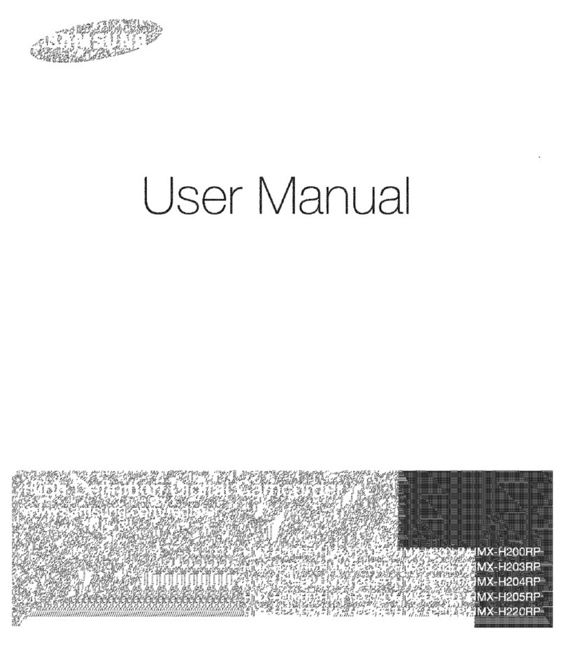 Samsung HMX-H200BP User manual