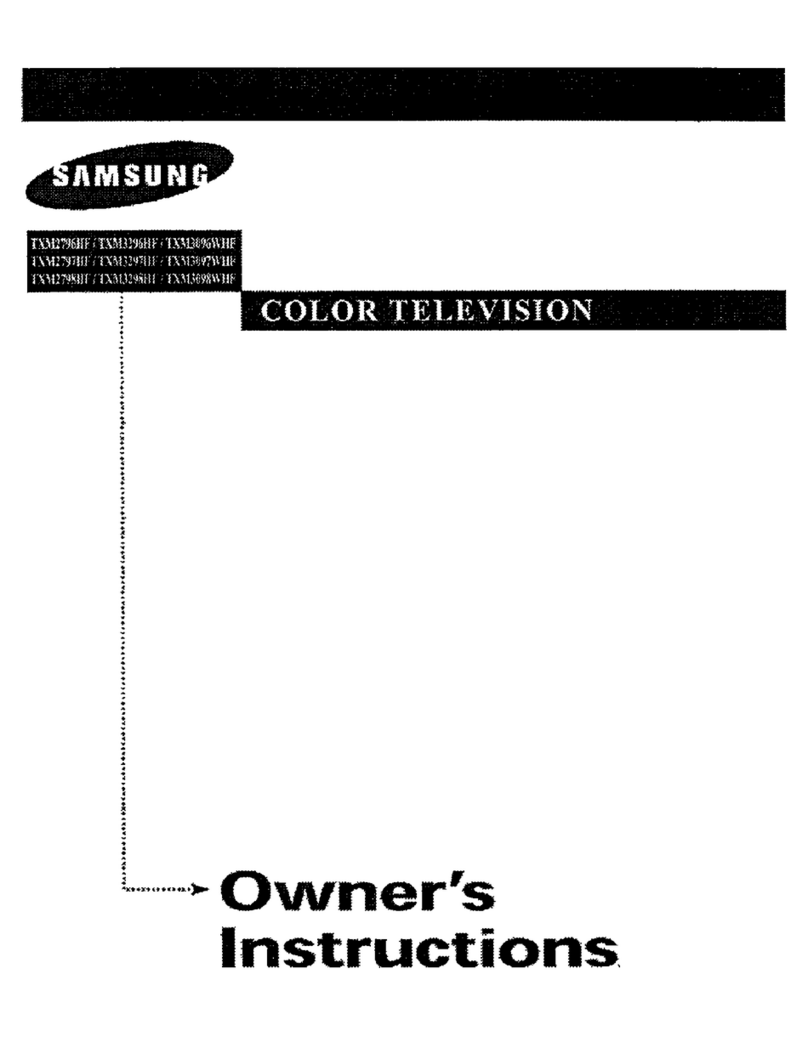 Samsung TXM3096WHF User manual