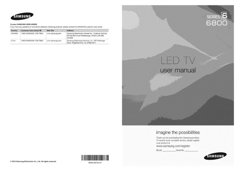 Samsung UN46C6800 User manual