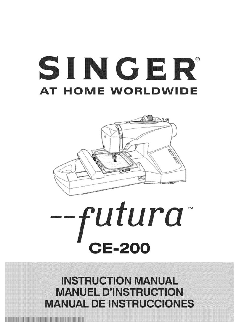 Singer FUTURA CE-200 User manual Singer FUTURA CE-200 User manual