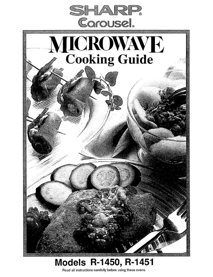 Sharp Carousel II R-1450 Use and care manual