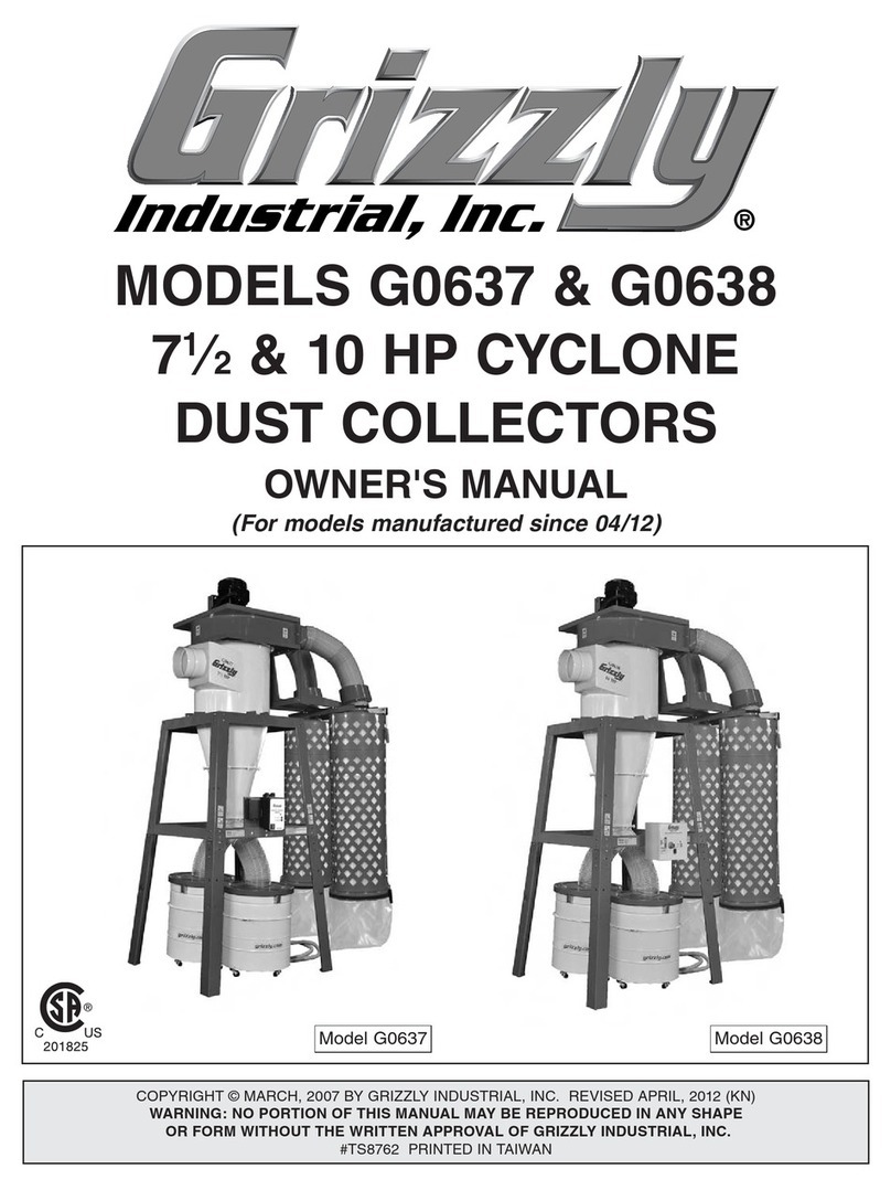 Grizzly G0637 User manual
