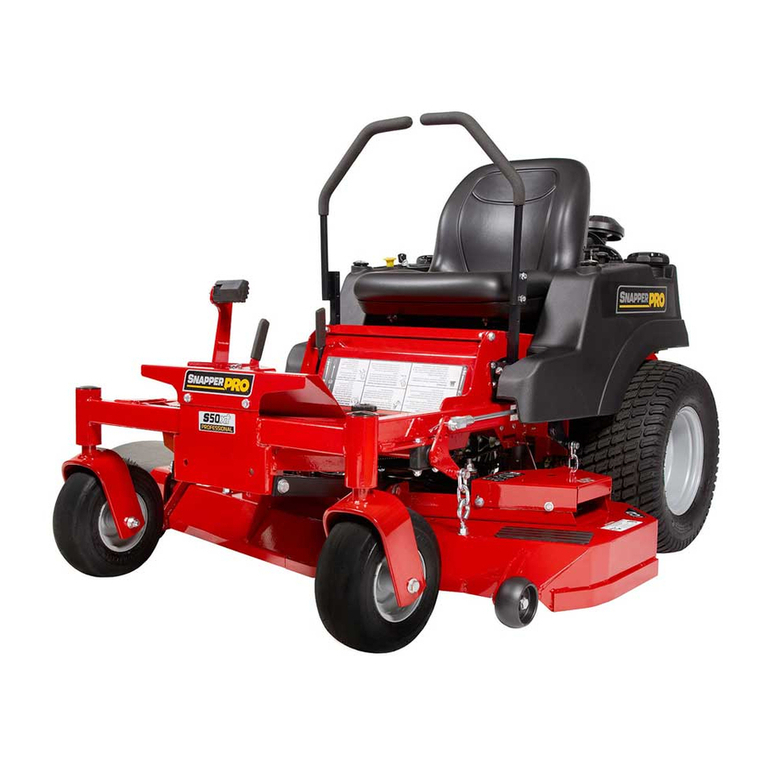 Snapper 500Z Series Operation and maintenance manual