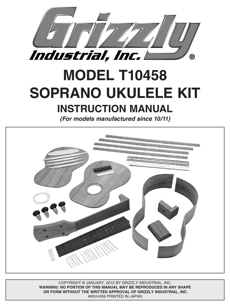Grizzly T10458 instruction manual