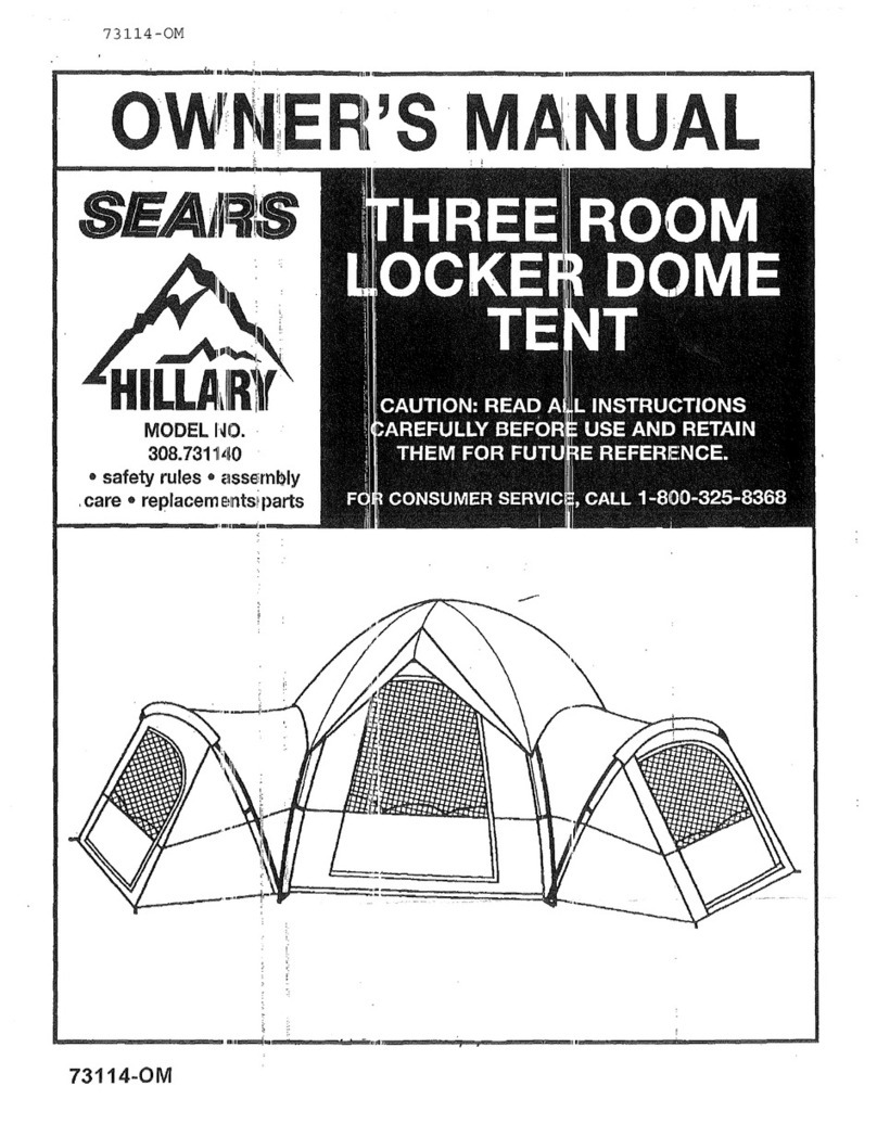Sears Hillary 308.731140 User manual